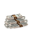 stapel dollarnoten
