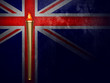 torch and flag