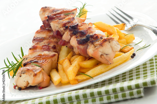 Foto: chicken skewer chicken skewer