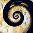 Infinite Old Rusty Clock