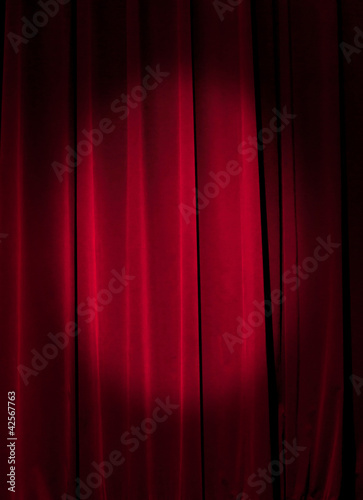 Photo: Red curtain a Red curtain a