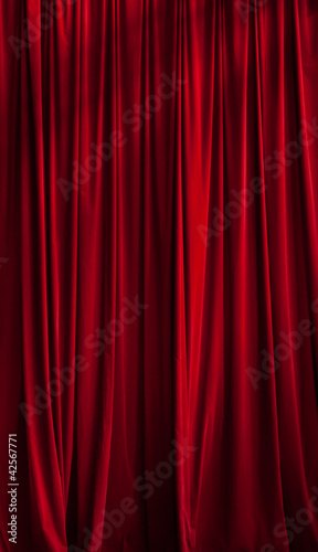 Photo: Red curtain b Red curtain b