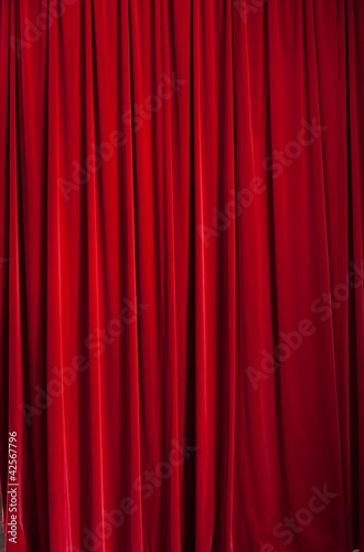 Photo: Red curtain d Red curtain d