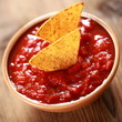 Tortilla Chips mit Salsa dip - Makro
