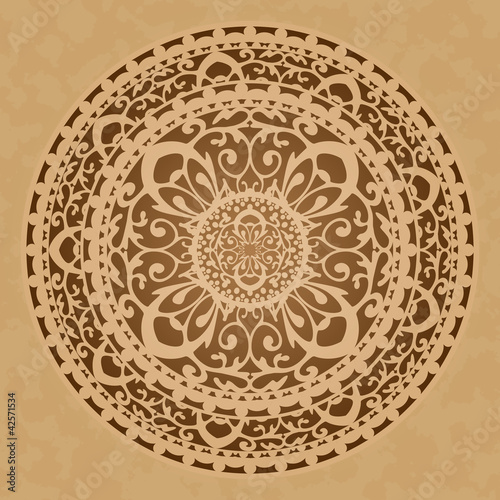 Vector: Vector illustration of oriental decoration Vector illustration of oriental decoration