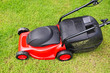 lawn mowing on grass
