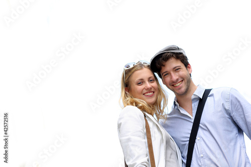 Foto: Portrait of cheerful romantic couple Portrait of cheerful romantic couple