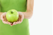 apple in hands