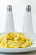 Classic Roman Fettuccine Alfredo dish