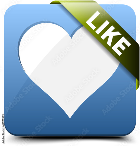 Illustration: Like button Like button