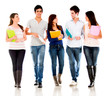 Group of students talking