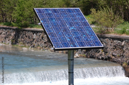 Photo: Solar cell / renewable energy Solar cell / renewable energy