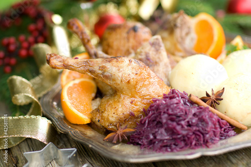 Foto: Weihnachtsbraten, Entenkeule Weihnachtsbraten, Entenkeule