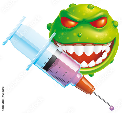Vettoriale: Virus vaccine Virus vaccine