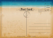 Vintage summer postcard.