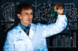 Young scientist in laboratory