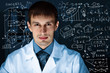 Young scientist in laboratory