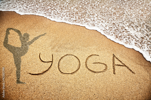 Photo: Yoga on the sand Yoga on the sand
