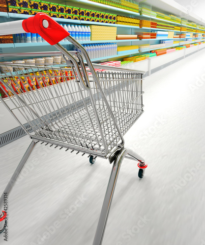 Illustration: shopping cart shopping cart