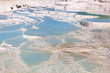 Travertine pools and terraces at Pamukkale, Turkey