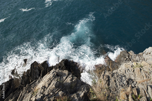Photo: Cliffs in Manarola. Cinque Terre, Liguria, Italy Cliffs in Manarola. Cinque Terre, Liguria, Italy