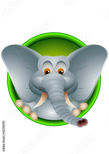 Vector: funny elephant cartoon funny elephant cartoon