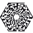 Vektor: hexaeder maze hexaeder maze