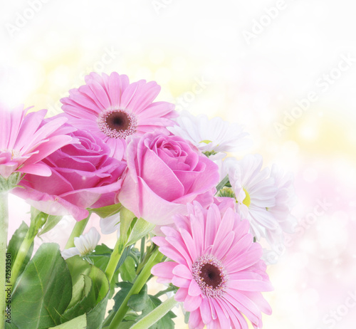 Photo: Pink floral bouquet Pink floral bouquet
