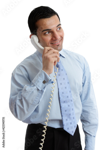 Photo: Happy Businessman looking up Happy Businessman looking up