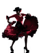 woman gipsy flamenco dancing dancer