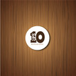 Vector wooden background with place for your text. Eps 10