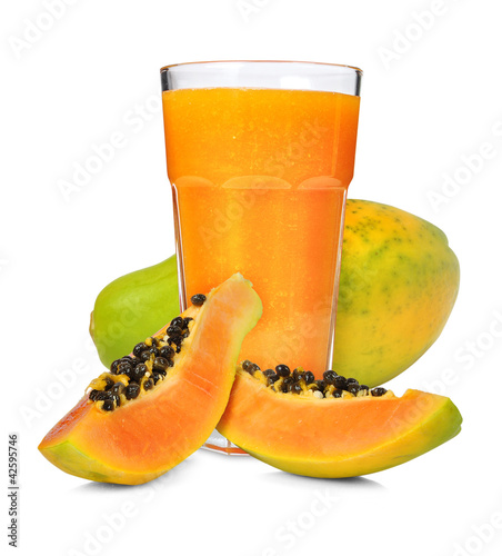Photo: papaya smoothie papaya smoothie