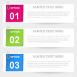 One two three - staple note options