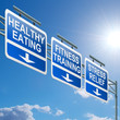 Healthy lifestyle concept.