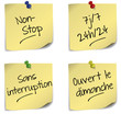 Foto: post-it ; sans interruption post-it ; sans interruption