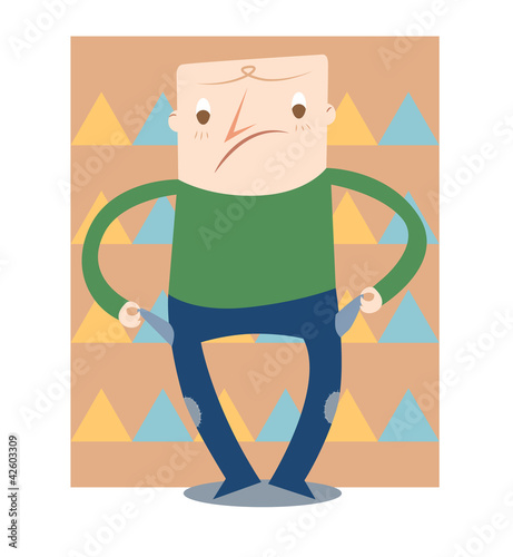 Illustration: Poor man Poor man