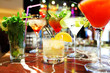 Colorful cocktails