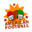 Vector: Vintage American Football Logo Vintage American Football Logo