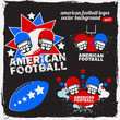 Vector: American Football Logo Set_1 American Football Logo Set_1