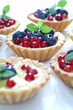 Cupcake with fruit