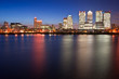 London City general skyline at night