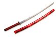 Japanese sword takana isolated on white
