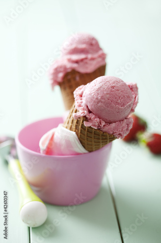 Photo: ice cream cone ice cream cone