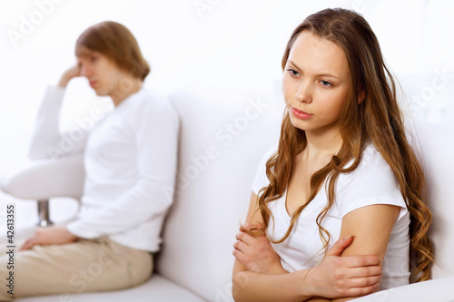 Photo: Young couple in conflict Young couple in conflict