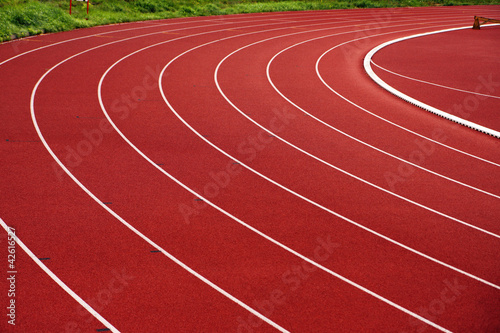 Photo: athletic track athletic track