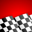 Racing Checkered Flag Finish