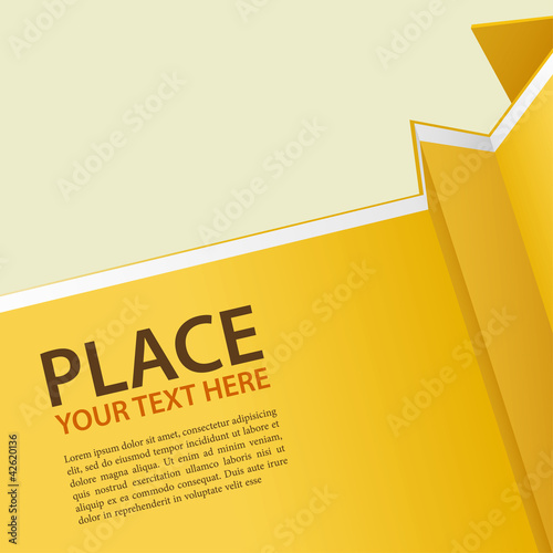 Vector: Paper Origami Banner Paper Origami Banner