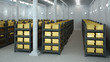 bank vault with gold bars