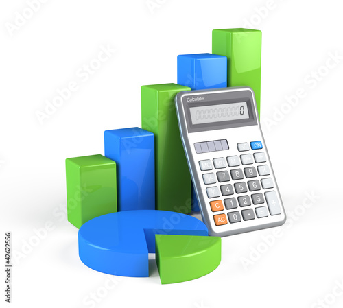 Illustration: Business graph Business graph
