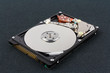 Inside view of a harddisk